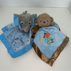 Animal Lovies, Carter’s Monkey, Garanimals Elephant